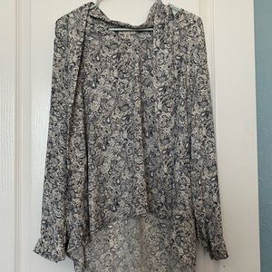 Lila Roy paisley top L